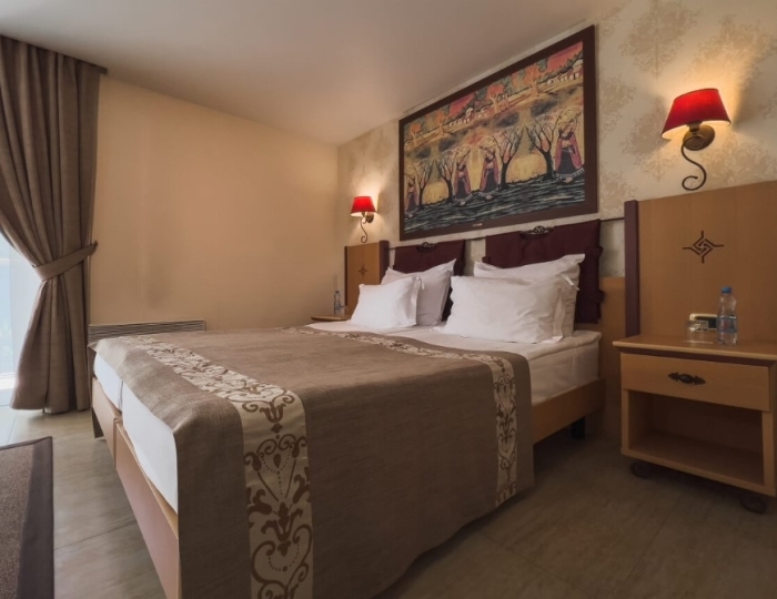 Делюкс Премиум 2-местный 1-комнатный корп.1 Премиум+АБК - Отель «Рассветы Закаты» Песчаное