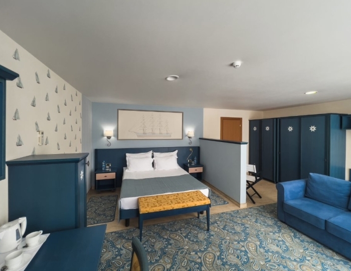 Сюит 4-местный 2-комнатный корп.1 - Отель «Рассветы Закаты» Песчаное