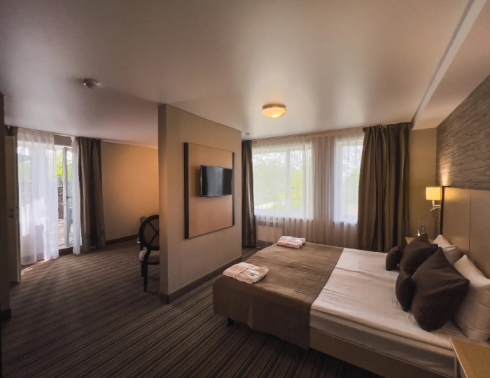 Делюкс 2-местный 1-комнатный с террасой корп.2 - Отель «Рассветы Закаты» Песчаное